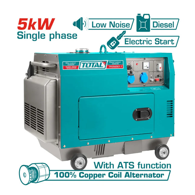 Total TP250001-1 5 kW Diesel Generator
