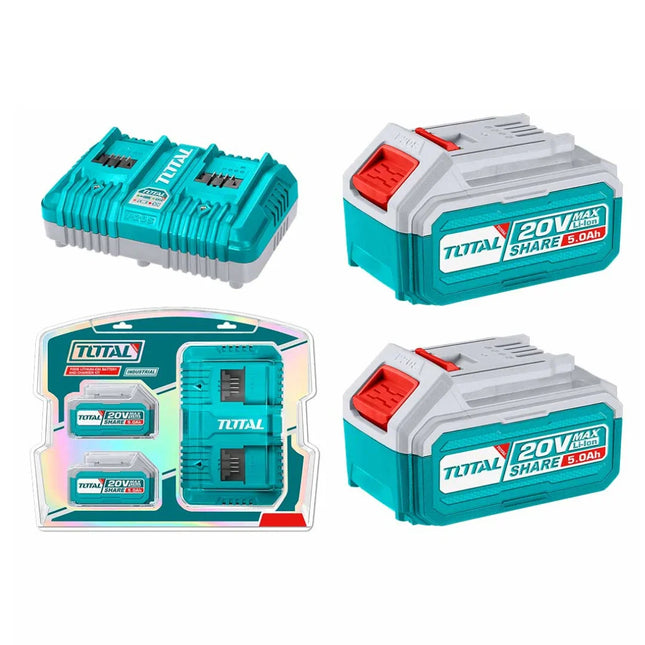 Battery pack with charger Total TFBCPK2425