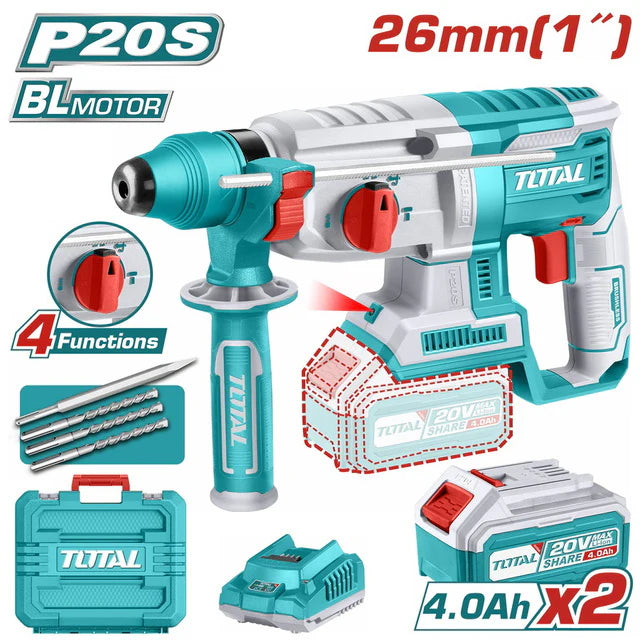 Total TRHLI202287 20V Rotary Hammer