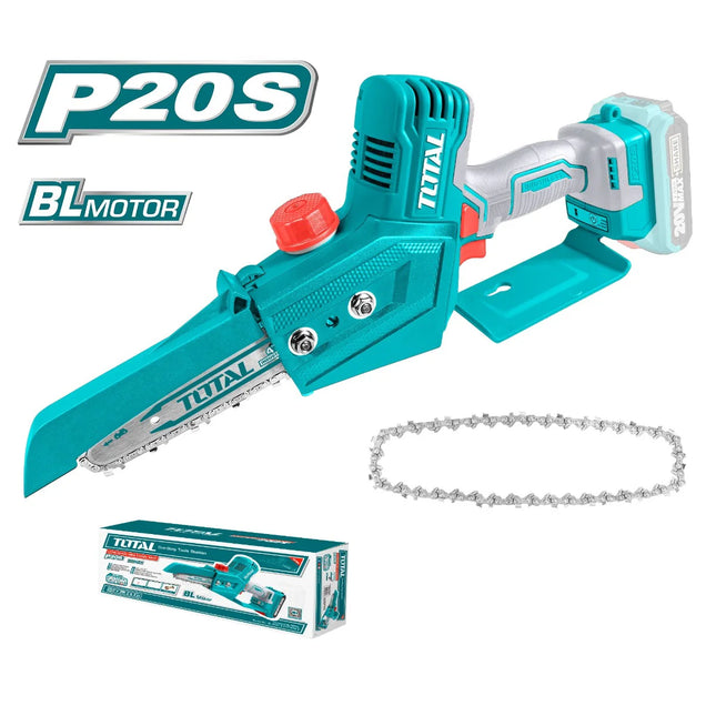 Total TGSLI20683 20V 6-inch Cordless Pruning Saw with Two Batteries and Charger